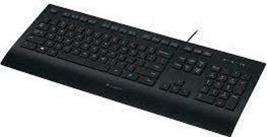 Logitech Q Kablolu Siyah Klavye