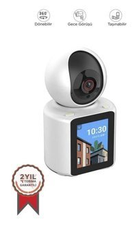 Torima Cmr-11 Wi-Fi 1 Kameralı 360 Derece Dönme Gece Görüşlü IP İç Mekan Kablosuz Güvenlik Kamerası
