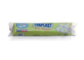 Tekplast Ekonomik Şeffaf Battal Boy 75x90 cm Çöp Poşeti 10 Adet Beyaz