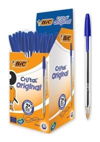 Bıc Cristal Medium Tükenmez Kalem Mavi 50'li
