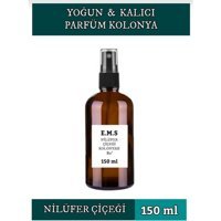 E.M.S Nilüfer Çiçeği Sprey Cam Şişe Kolonya 150 ml