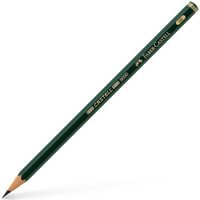 Faber-Castell 9000 Köşeli Siyah 6B Kurşun Kalem