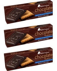 Original Gourmet Chocolate Fusion Bitter Çikolatalı Bisküvi 3x102 gr