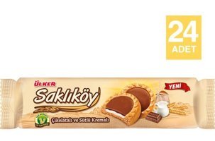 Ülker Saklıköy Çikolatalı Bisküvi 24x86 gr