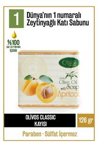 Olivos Organik Antibakteriyel Kayısı Katı Sabun 126 gr