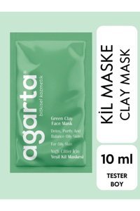 Agarta Green Killi Nemlendirici Krem Yüz Maskesi 10 ml
