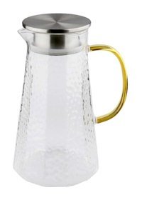 Lucky Art Metal Kapaklı Cam Sürahi 1.4 lt