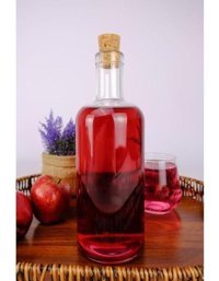 Digithome Mantar Kapaklı Cam Başucu Sürahi 700 ml