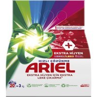 Ariel Oxi Gücü Etkili Renkliler İçin 20 Yıkama Toz Deterjan 3 kg