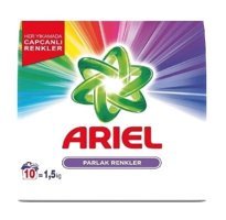 Ariel Parlak Renkler Renkliler İçin 40 Yıkama Toz Deterjan 4x1.5 kg