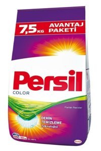 Persil Parlak Renkler Renkliler İçin 50 Yıkama Toz Deterjan 7.5 kg