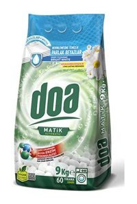 Doa Matik Beyazlar İçin 60 Yıkama Toz Deterjan 9 kg