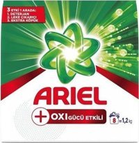 Ariel Oxi Gücü Etkili Beyazlar İçin 48 Yıkama Toz Deterjan 6x1.2 kg