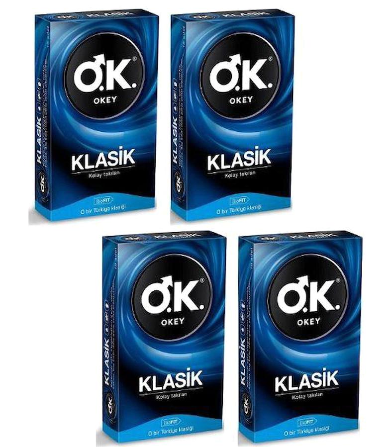 Okey Klasik Normal Prezarvatif 10x10'lu