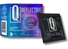 Q Reflective Normal Tırtıklı Prezarvatif 5x3'lü