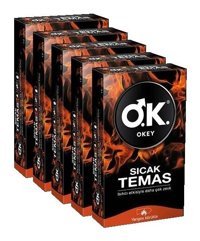 Okey Sıcak Temas Normal Prezarvatif 5x10'lu