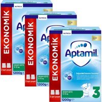 Aptamil Tahılsız Organik Probiyotikli 3 Numara Devam Sütü 3x1.2 kg