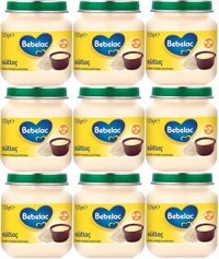 Bebelac Sütlaç Tahılsız Organik Probiyotikli Kavanoz Maması 9x125 gr