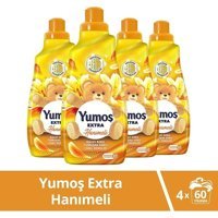 Yumoş Extra Konsantre Hanımeli 100 Yıkama Yumuşatıcı 4x1.4 lt