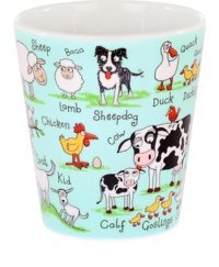 Tyrrell Katz Farmyard Kulpsuz 190 ml Alıştıştırma Bardağı Yeşil