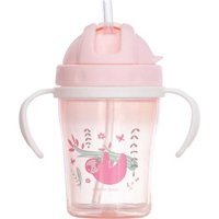 Stephen Joseph Pipetli Akıtmaz Kulplu 6 Ay+ 150 ml Alıştıştırma Bardağı Çok Renkli
