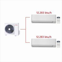 Toshiba 12+12 21000 Btu A+++ Enerji Sınıfı R32 Inverter Multi Split Duvar Tipi Klima