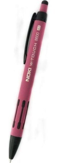 Noki W-Touch 8600 Silikon Metalik Pembe 0.7 mm Uçlu Versatil Kalem