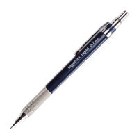 Bigpoint Rapid Silgili Metal Metalik Mavi 0.7 mm Uçlu Versatil Kalem 12 Adet