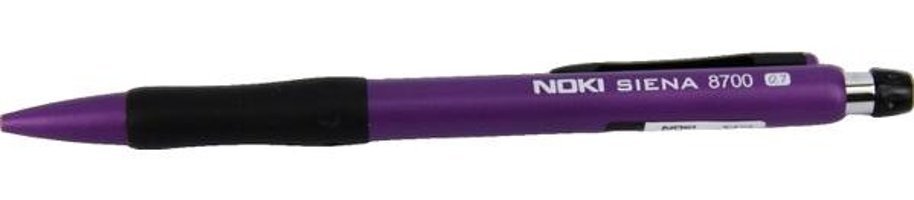 Noki Siena 8700 Silgili Metal Metalik Mor 0.7 mm Uçlu Versatil Kalem