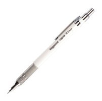Bigpoint Rapid Silgili Metal Metalik Beyaz 0.7 mm Uçlu Versatil Kalem 12 Adet