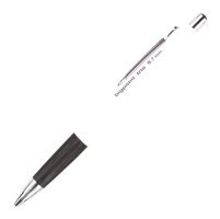 Bigpoint Trio Silgili Plastik Metalik Beyaz 0.7 mm Uçlu Versatil Kalem 12 Adet