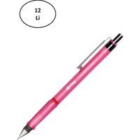 Rotring Silgili Metal Metalik Pembe 0.5 mm Uçlu Versatil Kalem 12 Adet