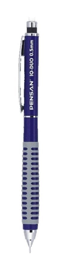 Pensan IQ-Duo Silgili Plastik Metalik Lacivert 0.7 mm Uçlu Versatil Kalem