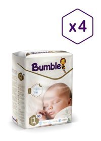 Bumble 1 Numara Cırtlı Bebek Bezi 200'lü