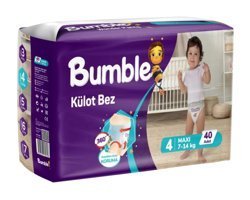 Bumble 4 Numara Külot Bebek Bezi 40'lı