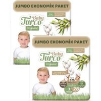Baby Turco 7 Numara Cırtlı Bebek Bezi 2x28'li