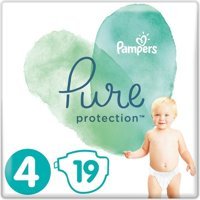 Prima Pure Protection 4 Numara Organik Cırtlı Bebek Bezi 19'lu