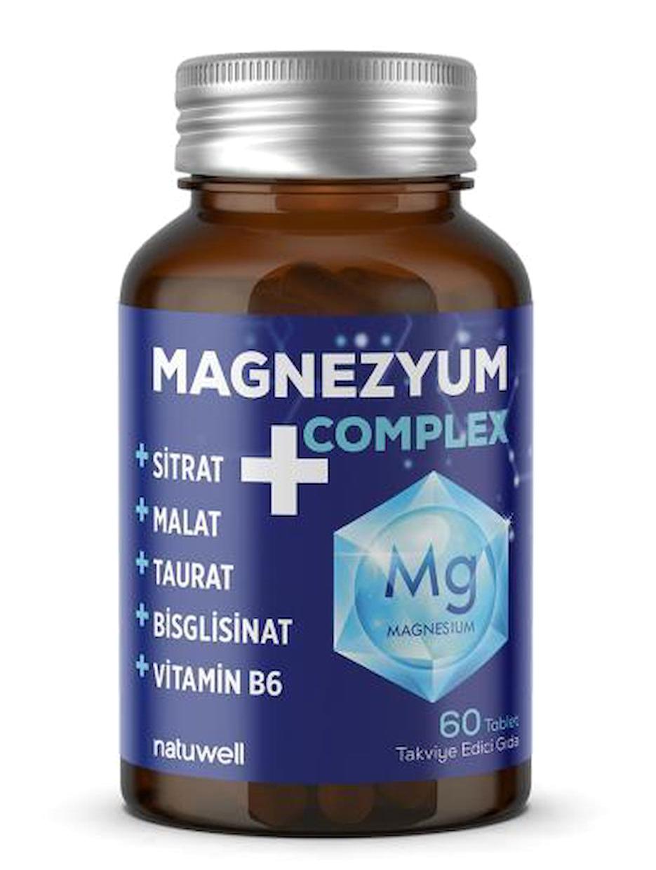 Natuwell Magnezyum Complex Vitamin 60 Tablet