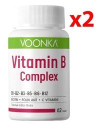 Voonka Vitamin B Complex Vitamin 2x62 Tablet