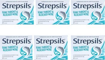 Strepsils Sore Throat & Blocked Nose Mentollü Pastil 6x24 Adet