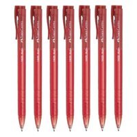 Faber-Castell 1425 Auto Plastik Tek Renkli 1.0 mm Kırmızı 7'li Tükenmez Kalem