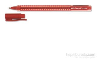 Faber-Castell Grip 2020 Plastik Tek Renkli 0.7 mm Kırmızı Tükenmez Kalem