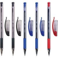 Faber-Castell 1425 Plastik 3 Renkli 0.7 mm İğne Uçlu Çok Renkli 5'li Tükenmez Kalem