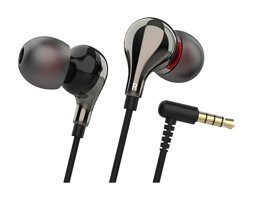Linktech E80 Silikonlu Mikrofonlu 3.5 mm Jak Kablolu Kulaklık Siyah
