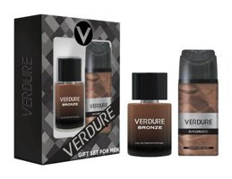 Verdure Bronze İkili Erkek Parfüm Deodarant Seti EDP