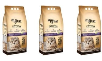 Mycat Lavanta Kokulu Topaklanan İnce Taneli Bentonit Kedi Kumu 3x10 lt