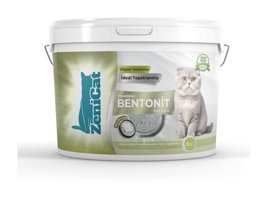 ZeniCat Doğal Topaklanan İnce Taneli Bentonit Kedi Kumu 5 lt