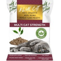 Bluecat Organik Kalın Taneli Çam Pellet Kedi Kumu 10 lt