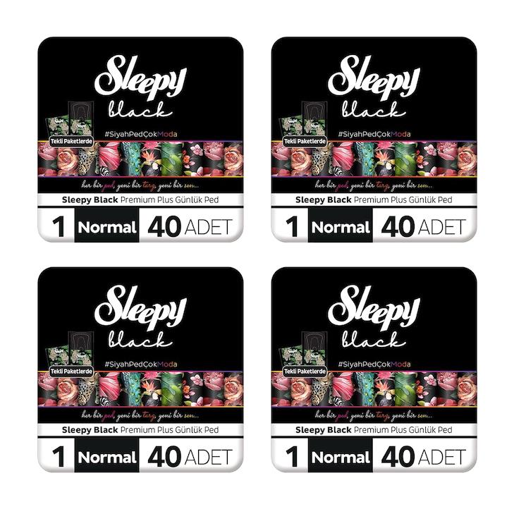 Sleepy Black Premium Hipoalerjenik 40'lı Normal Günlük Ped