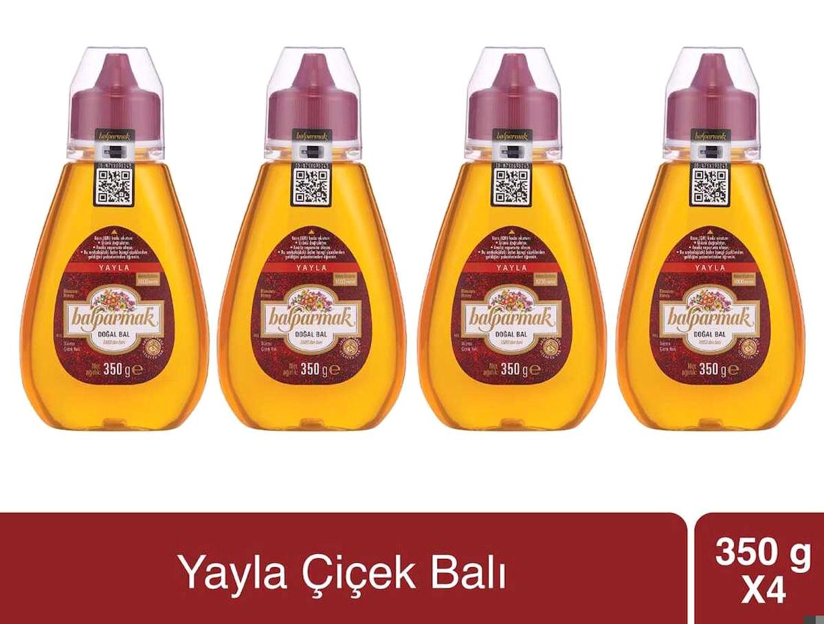 Balparmak Çıtkapak Süzme Çiçek Balı 4x350 gr